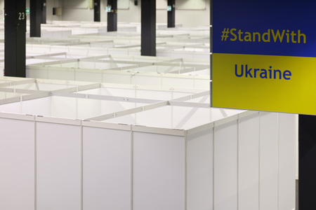 Zentrum für Ukraine-Flüchtlinge in Köln
