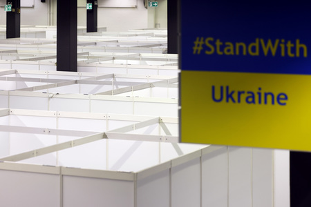 Zentrum für Ukraine-Flüchtlinge in Köln
