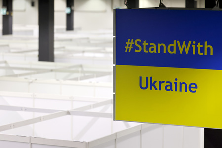 Zentrum für Ukraine-Flüchtlinge in Köln