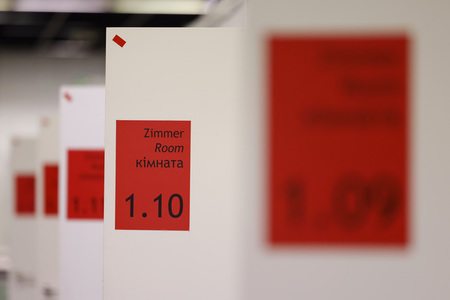 Zentrum für Ukraine-Flüchtlinge in Köln
