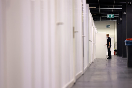 Zentrum für Ukraine-Flüchtlinge in Köln