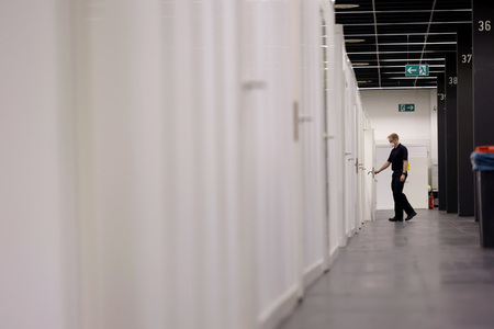 Zentrum für Ukraine-Flüchtlinge in Köln