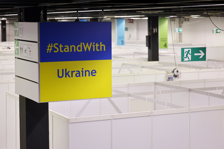 Zentrum für Ukraine-Flüchtlinge in Köln
