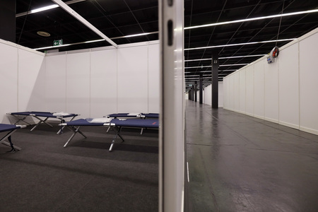 Zentrum für Ukraine-Flüchtlinge in Köln