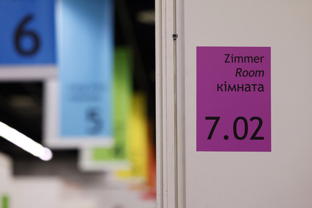 Zentrum für Ukraine-Flüchtlinge in Köln