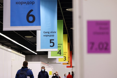 Zentrum für Ukraine-Flüchtlinge in Köln