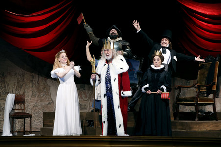 Theaterprobe 'Der König stirbt' in Berlin