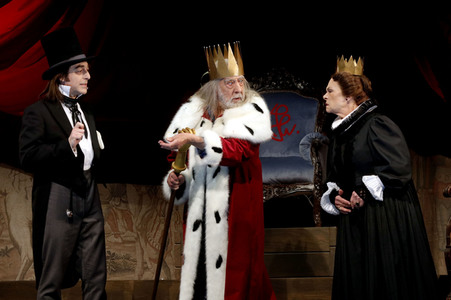 Theaterprobe 'Der König stirbt' in Berlin