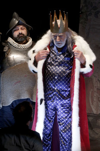 Theaterprobe 'Der König stirbt' in Berlin