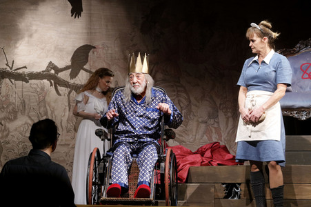 Theaterprobe 'Der König stirbt' in Berlin