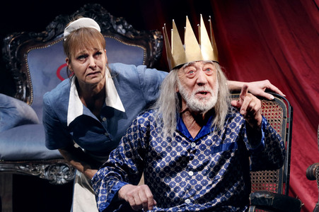 Theaterprobe 'Der König stirbt' in Berlin