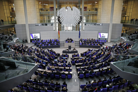 20. Sitzung des Deutschen Bundestages in Berlin