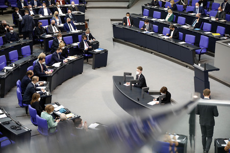 20. Sitzung des Deutschen Bundestages in Berlin