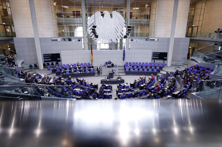 20. Sitzung des Deutschen Bundestages in Berlin