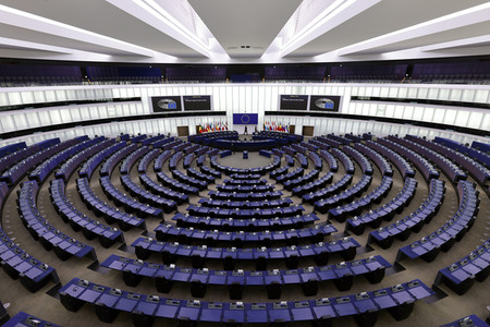 Plenartagung im EU-Parlament in Straßburg