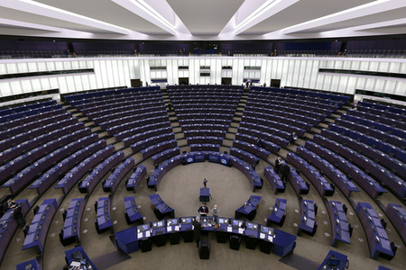 Plenartagung im EU-Parlament in Straßburg