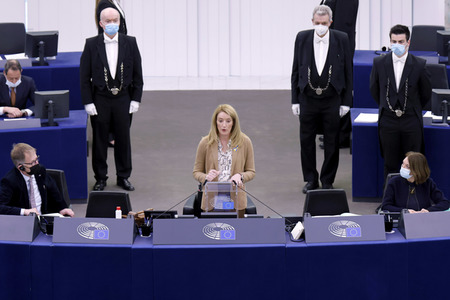 Plenartagung im EU-Parlament in Straßburg