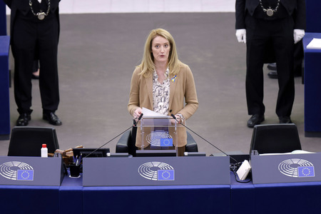 Plenartagung im EU-Parlament in Straßburg