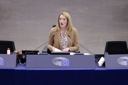 Plenartagung im EU-Parlament in Straßburg