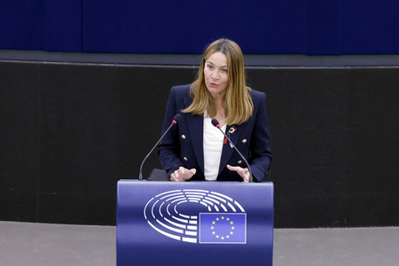Plenartagung im EU-Parlament in Straßburg