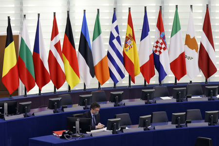 Plenartagung im EU-Parlament in Straßburg