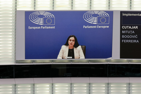 Plenartagung im EU-Parlament in Straßburg