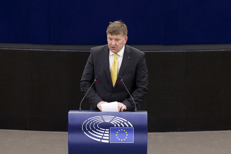 Plenartagung im EU-Parlament in Straßburg