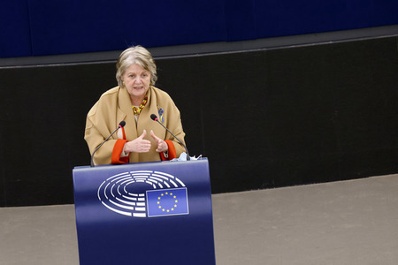 Plenartagung im EU-Parlament in Straßburg