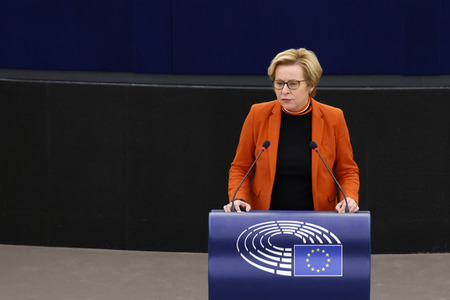 Plenartagung im EU-Parlament in Straßburg