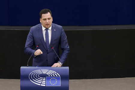 Plenartagung im EU-Parlament in Straßburg