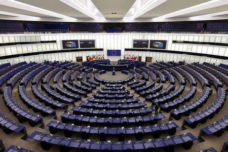 Plenartagung im EU-Parlament in Straßburg