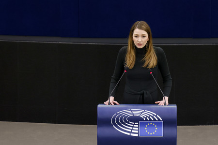 Plenartagung im EU-Parlament in Straßburg