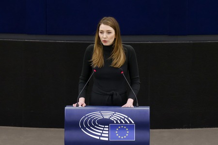 Plenartagung im EU-Parlament in Straßburg