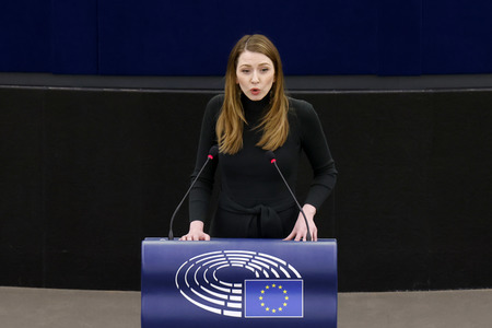 Plenartagung im EU-Parlament in Straßburg