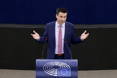 Plenartagung im EU-Parlament in Straßburg