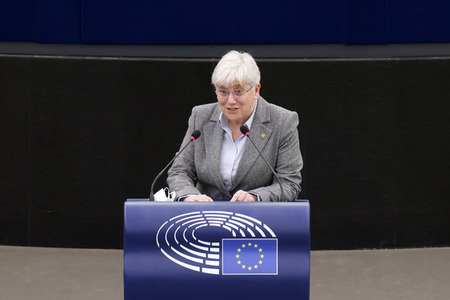 Plenartagung im EU-Parlament in Straßburg