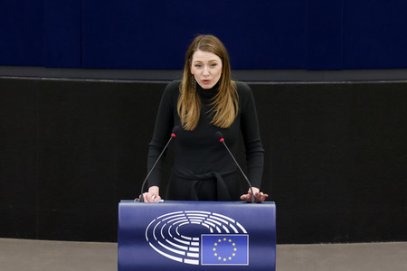 Plenartagung im EU-Parlament in Straßburg