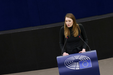 Plenartagung im EU-Parlament in Straßburg