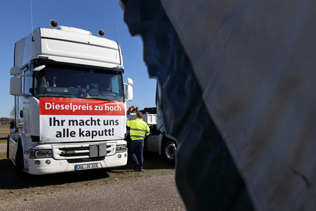 Diesel-Demo in Bergheim