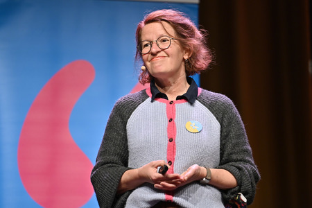 Margit Auer auf der lit.Kid. 2022 in Köln