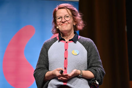 Margit Auer auf der lit.Kid. 2022 in Köln