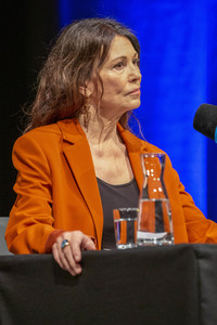 Iris Berben und Paul Ingendaay auf der lit.Cologne 2022 in Köln