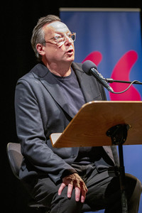 Jens Thomas und Matthias Brandt auf der lit.Cologne 2022 in Köln