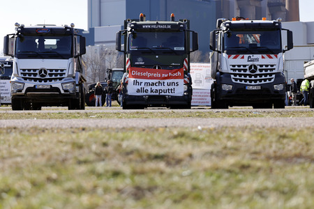 Diesel-Demo in Bergheim
