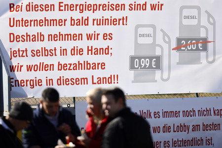 Diesel-Demo in Bergheim