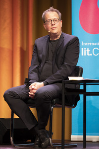 Thomas Hüetlin und Cem Özdemir auf der lit.Cologne 2022 in Köln