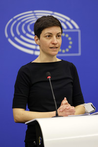 Pressekonferenz im EU-Parlament in Straßburg