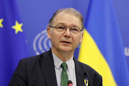 Pressekonferenz im EU-Parlament in Straßburg