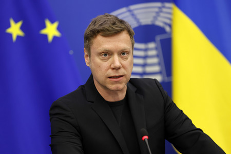 Pressekonferenz im EU-Parlament in Straßburg