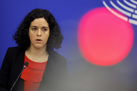 Pressekonferenz im EU-Parlament in Straßburg